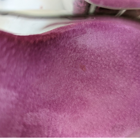 Tony Shoes Platform Clear/Fuchsia Glittery Sandals - Picture 2 of 11